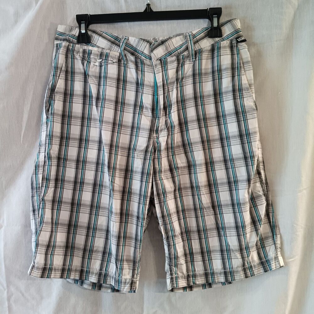 Vans Plaid Board Shorts Men's Size 30 Multi-Color Shorts Preppy Skaters
